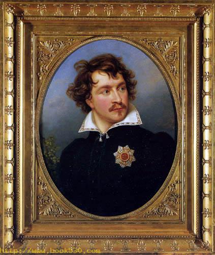 Ludwig I. as Crown Prince in old