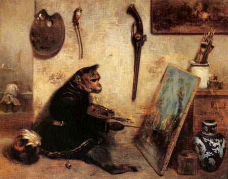 The Monkey as Painter