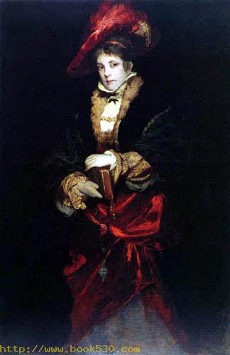 Lady with a red hat