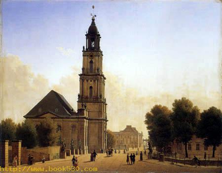 View of the Garrison Church in Potsdam