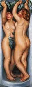 Caryatids Pierre Auguste Renoir Oil Painting