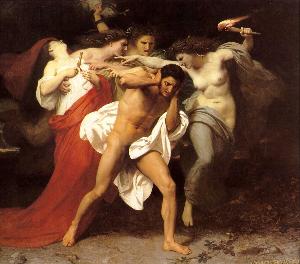 Orestes Pursued by the Furies Adolphe William Bouguereau Oil Painting