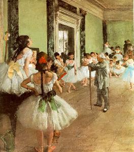 The Dancing Class Edgar Degas Oil Painting