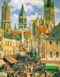 The Old Market at Rouen 30 Oil Painting