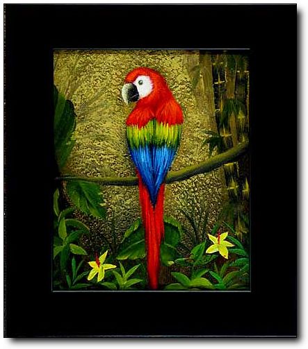 Animal oil painting