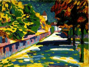 Autumn in Bavaria Wassily Kandinsky Oil Painting