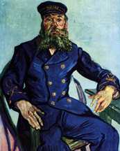 Portrait of the Postman Joseph Roulin Oil Painting