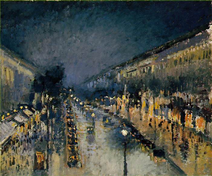 Paris Street oil painting