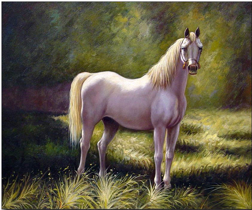 Animal oil painting