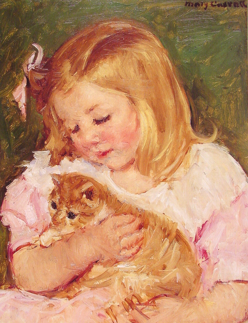 Juvenile oil painting