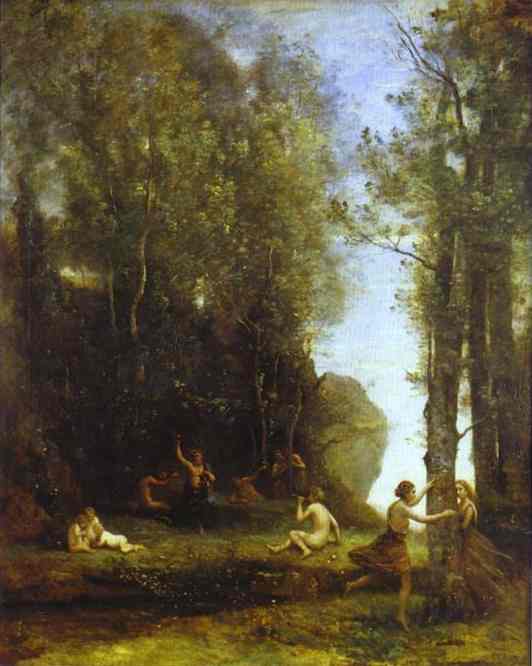 Oil painting:Idylle. 1859