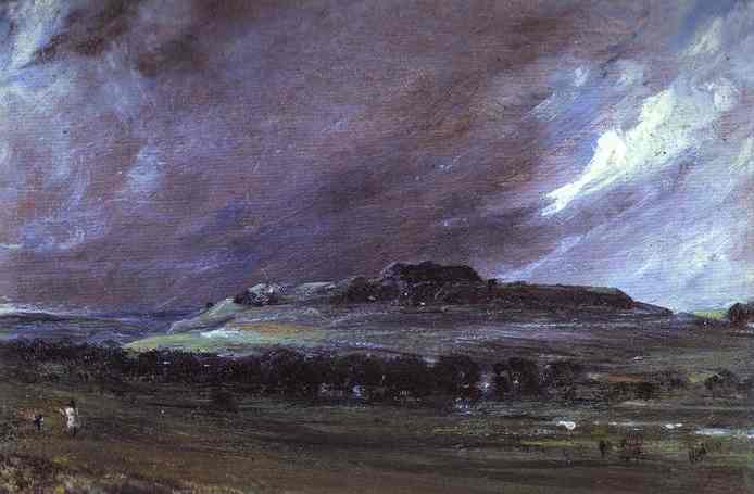 Oil painting:Old Sarum. 1829