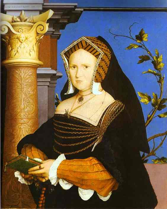 Oil painting:Portrait of Lady Guildford. 1527