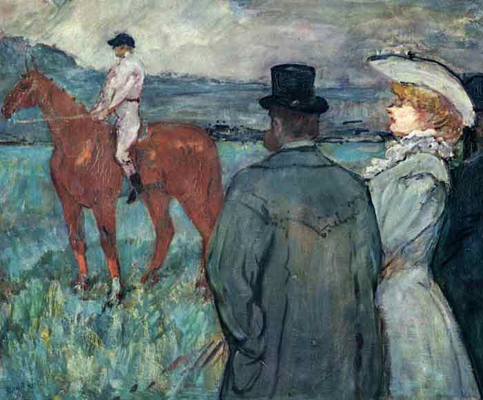 Oil painting for sale:At the Races, 1899