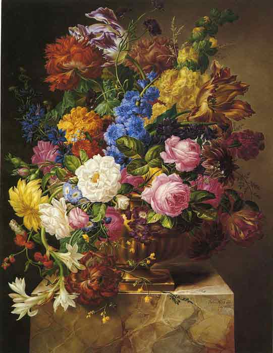 Oil painting for sale:Blumenbouquet, 1840