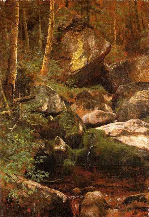 Oil painting for sale:Forest Stream