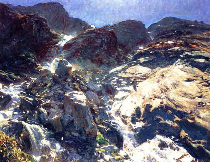 Oil painting for sale:Glacier Streams , 1909