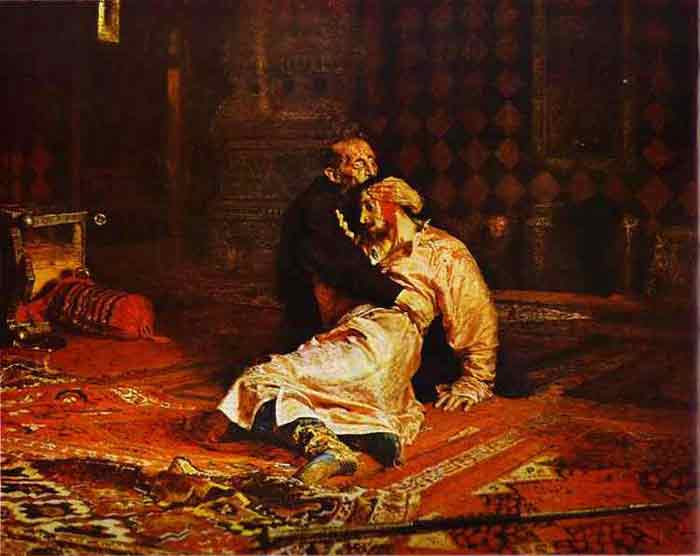 Oil painting for sale:Ivan Grozny and His Son, 1885