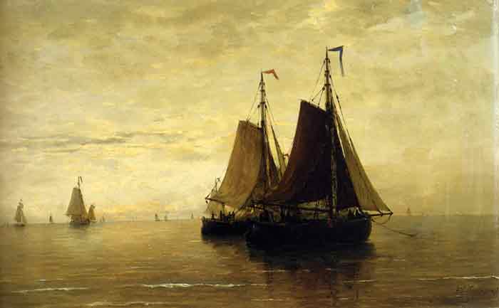 Oil painting for sale:Kalme Zee, 1875