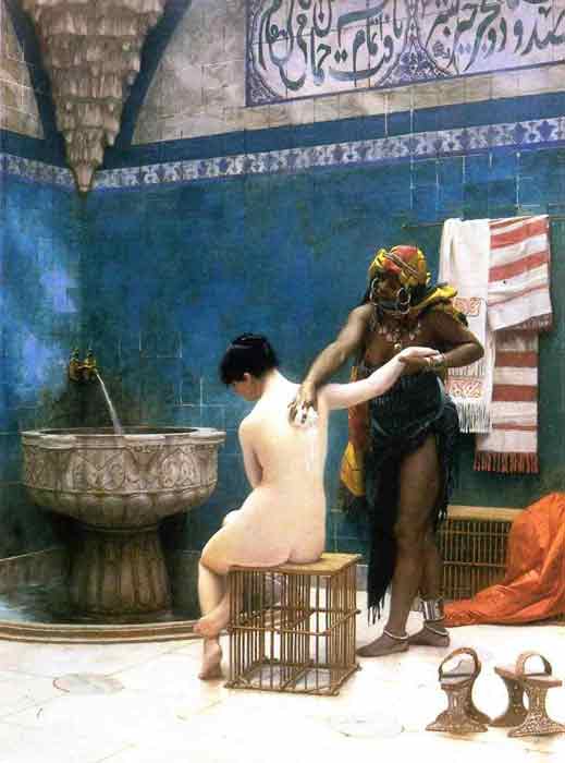 Oil painting for sale:Moorish Bath , 1870