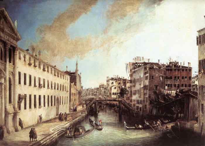 Oil painting for sale:Rio dei Mendicanti, 1723-1724
