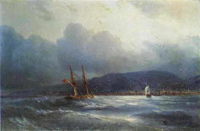 Oil painting for sale:Trebizond From the Sea, 1856