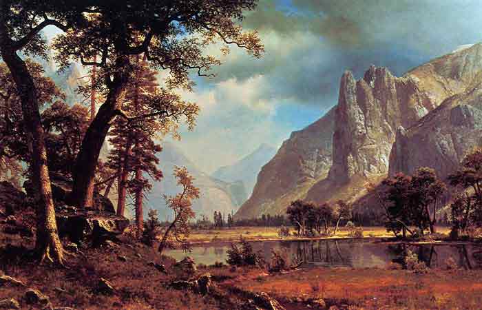 Oil painting for sale:Yosemite Valley , 1866