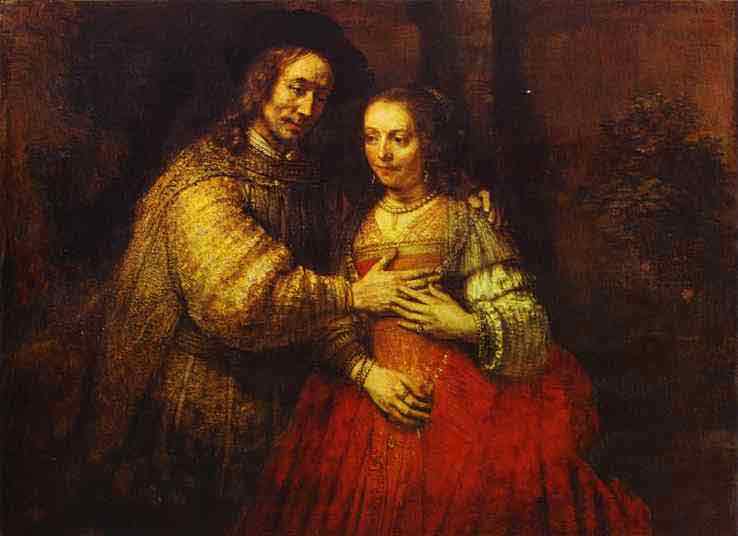 Isaac and Rebecca. (The Jewish Bride). c. 1666