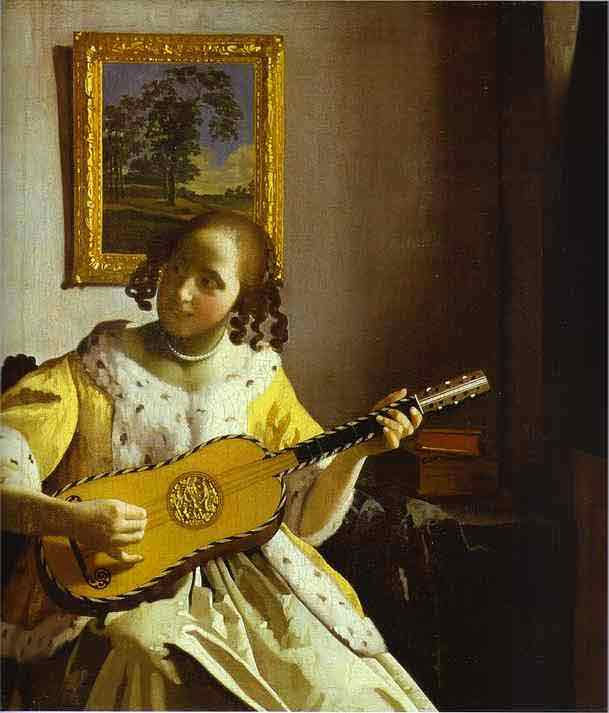 The Guitar Player. c.1672