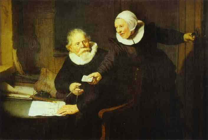 The Shipbuilder Jan Rijcksen and His Wife Griet Jans. 1633