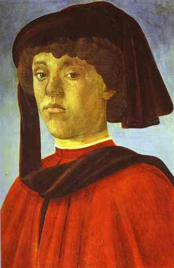 Oil painting:Portrait of a Young Man. c.1470