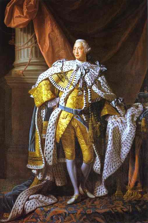 Oil painting:Portrait of George III. 1760