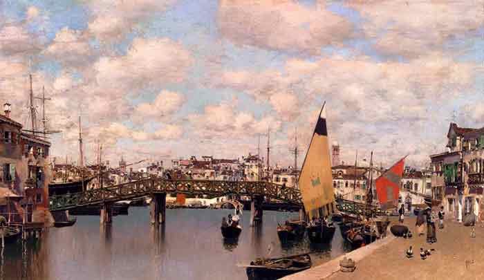 Oil painting for sale:Le Pont Vert