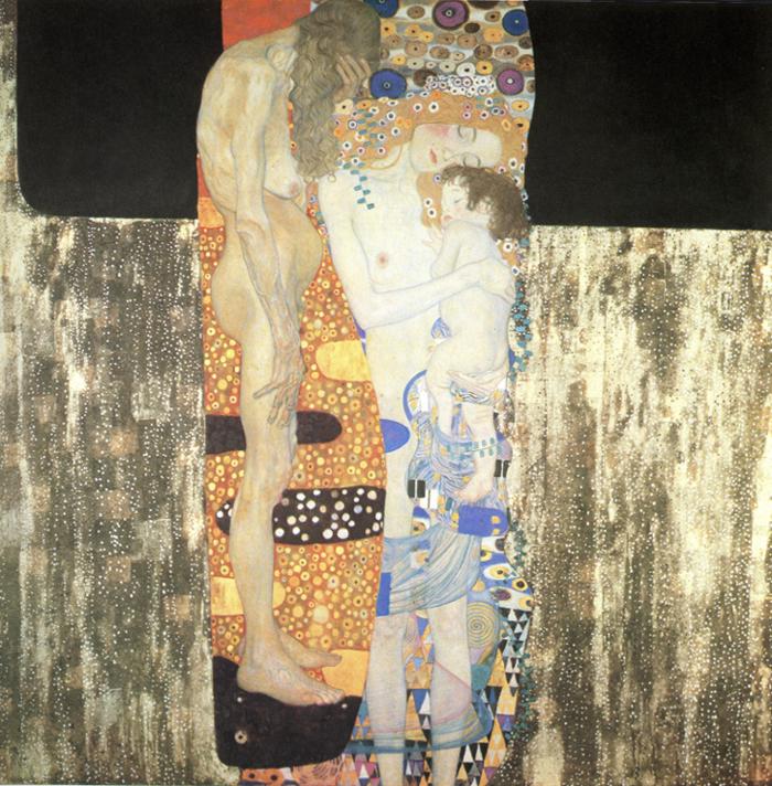 Oil painting:The Three Ages of Woman. 1905