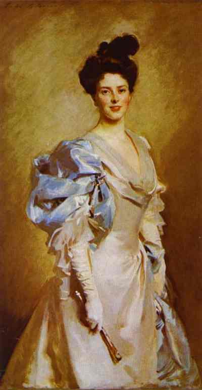 Oil painting:Mrs. Joseph Chamberlain. 1902