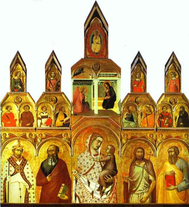 Oil painting:Polyptych. 1320