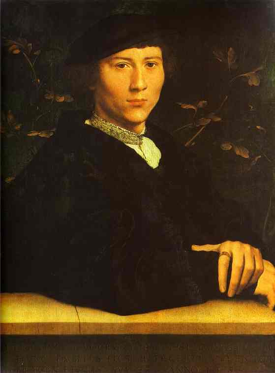 Oil painting:Portrait of Derich Born. 1533