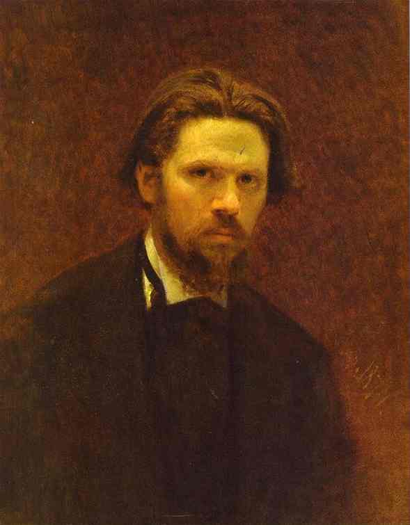 Oil painting:Self-Portrait. 1874