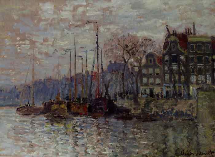 Oil painting for sale:Amsterdam , 1874