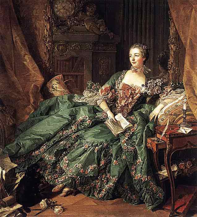 Oil painting for sale:Madame de Pompadour, 1756