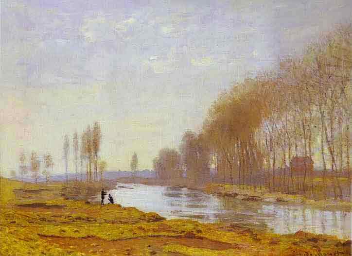 The Petite Bras of the Seine at Argenteuil 1872.