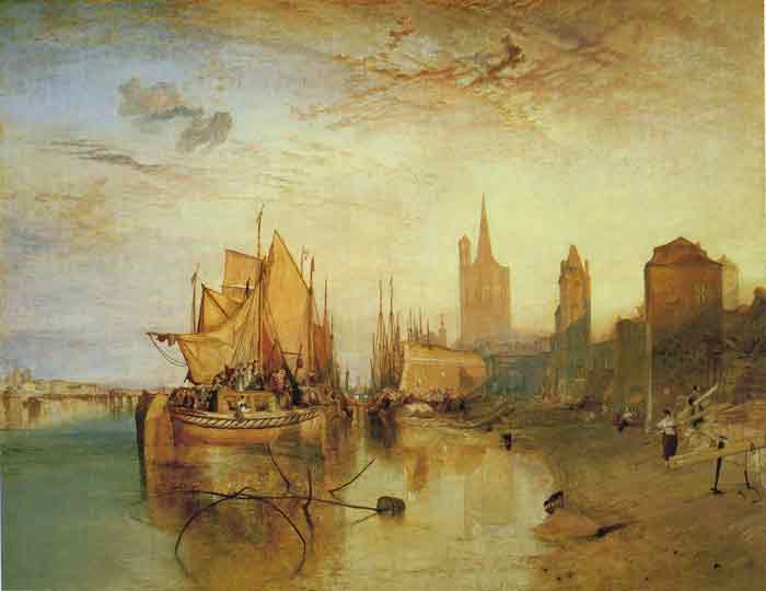 Oil painting for sale:The Harbor of Dieppe, 1826