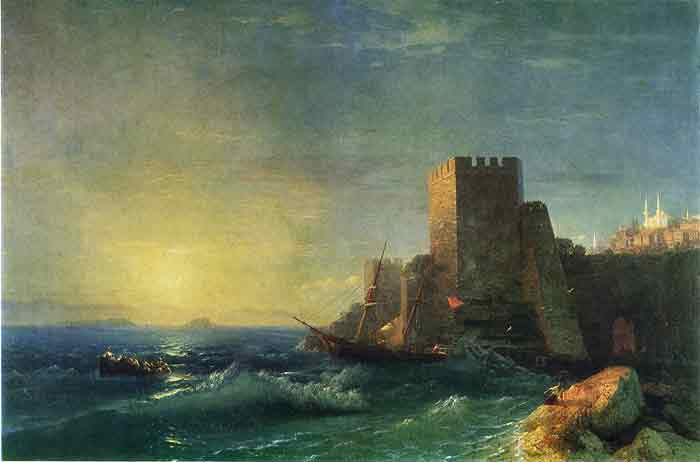 Oil painting for sale:The Coast of the Bosphorus, 1859