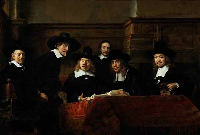 Oil painting for sale:The Sampling Officials, 1662