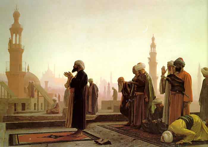 Oil painting for sale:La Priere au Caire [Prayer in Cairo], 1865