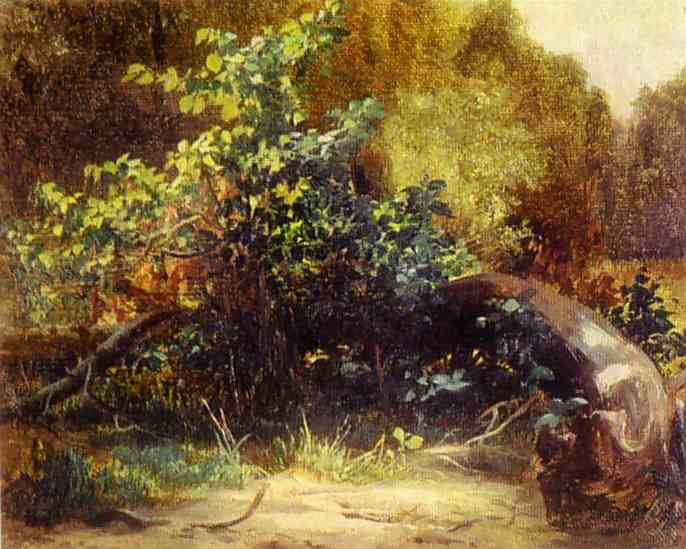 Oil painting:At the Forrest Edge. 1833