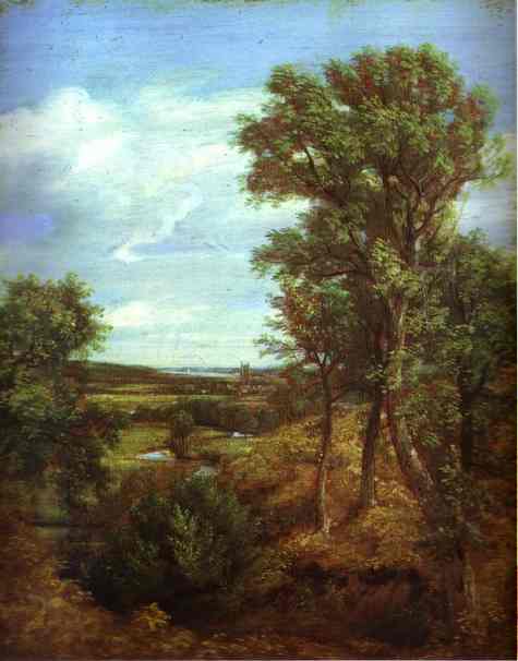 Oil painting:Dedham Vale. 1802