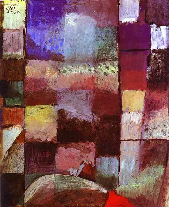 Oil painting:On a Motif from Hamamet. 1914