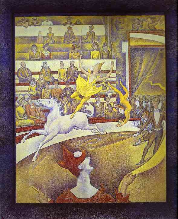 Oil painting:The Circus. 1890