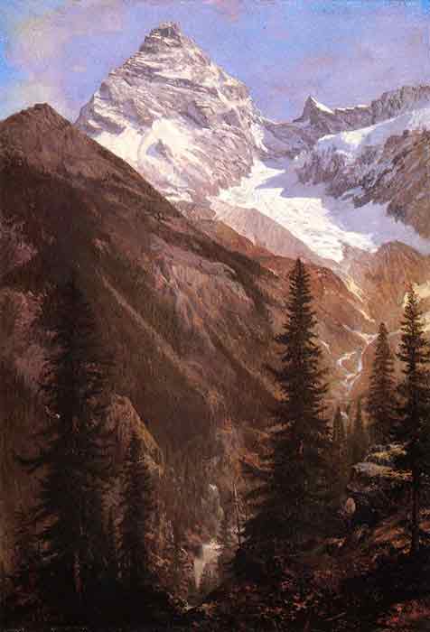 Oil painting for sale:Canadian Rockies, Asulkan Glacier